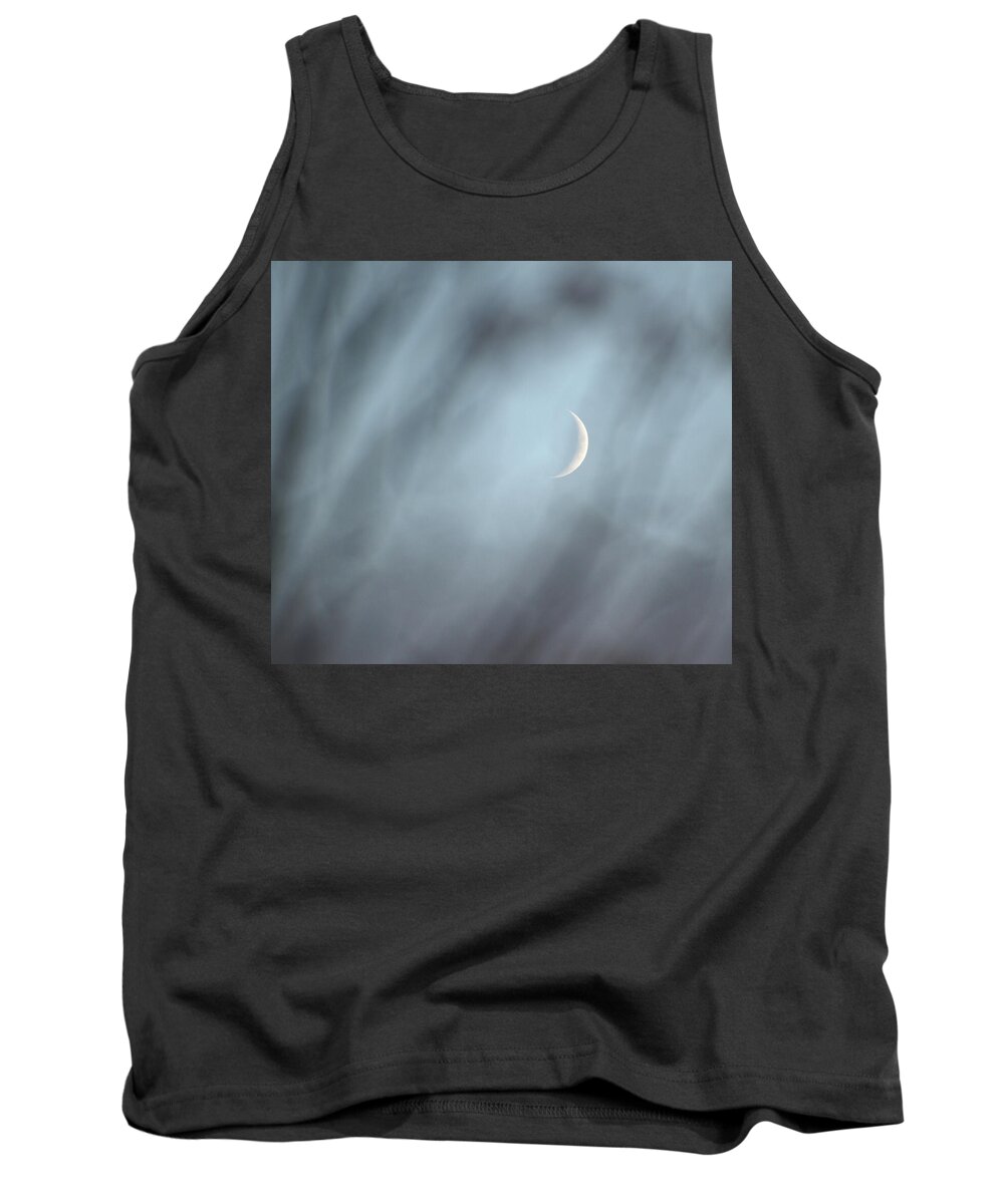 Crescent Moon Tank Top featuring the photograph New - by Julie Weber