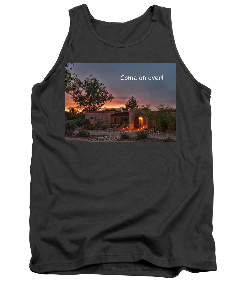 New Tank Top featuring the photograph New Neighbors Card by Dan McManus