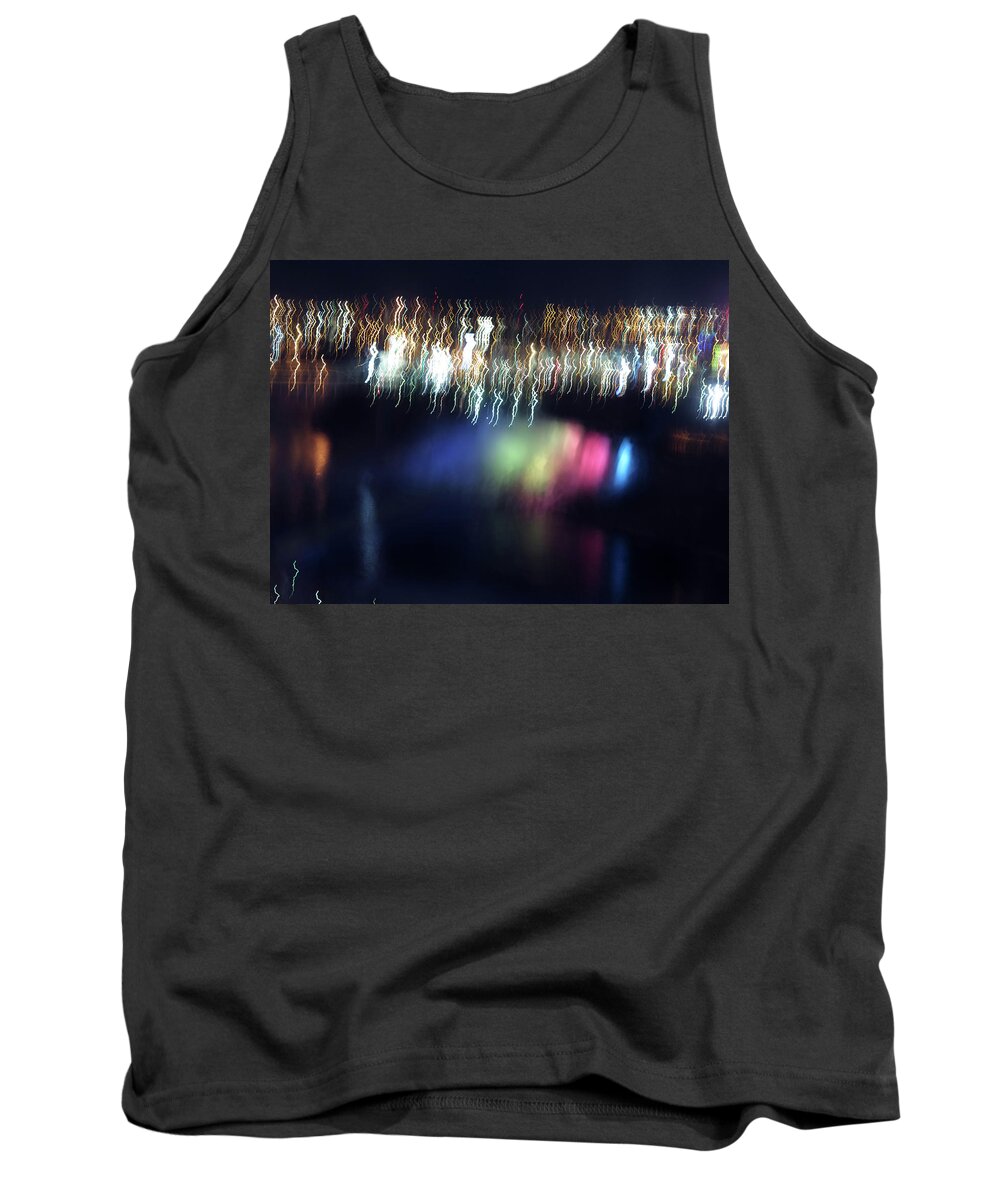 Corday Tank Top featuring the photograph Light Paintings - Ascension by Kathy Corday