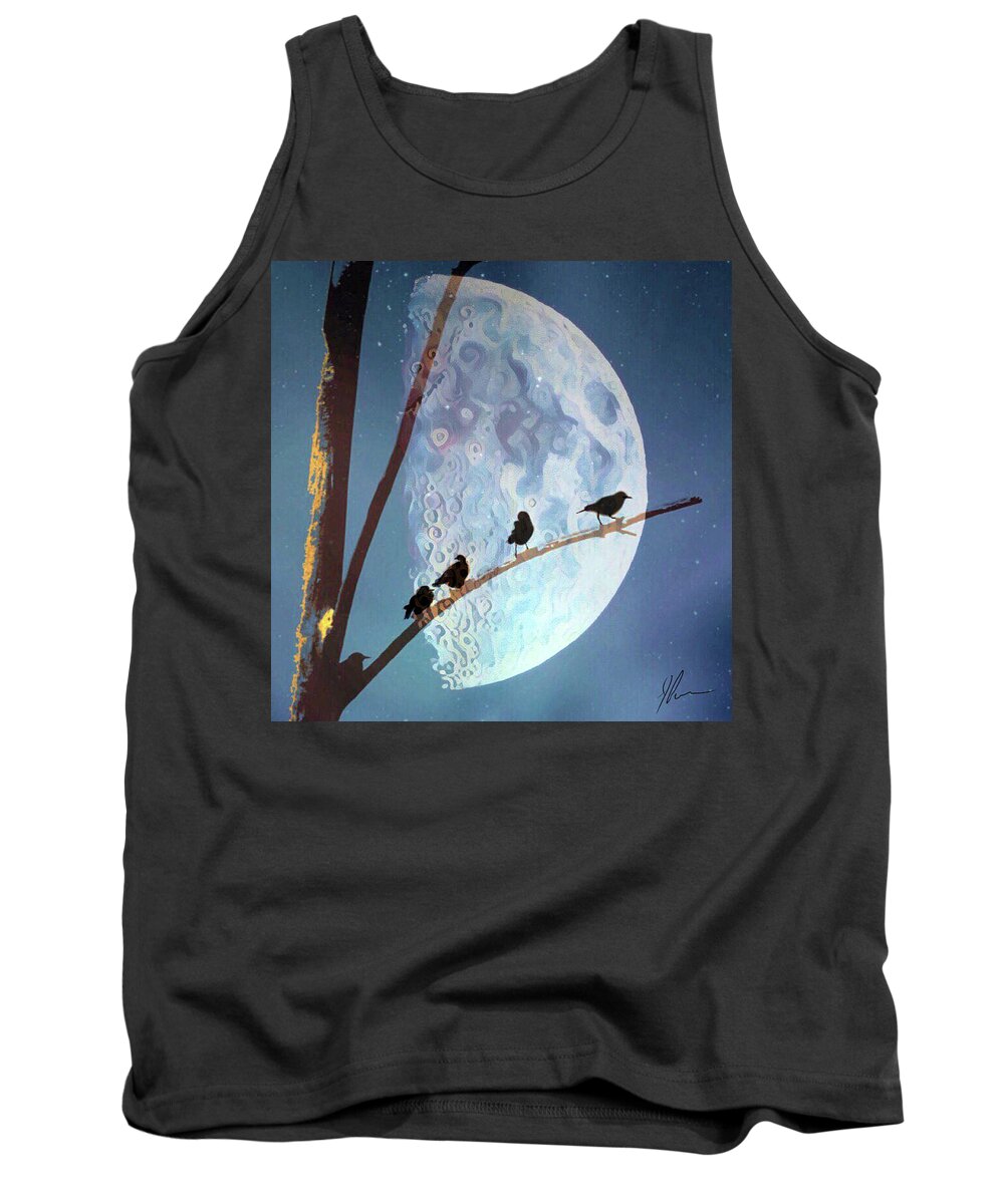 Birds Tank Top featuring the photograph Night by Jackson Pearson