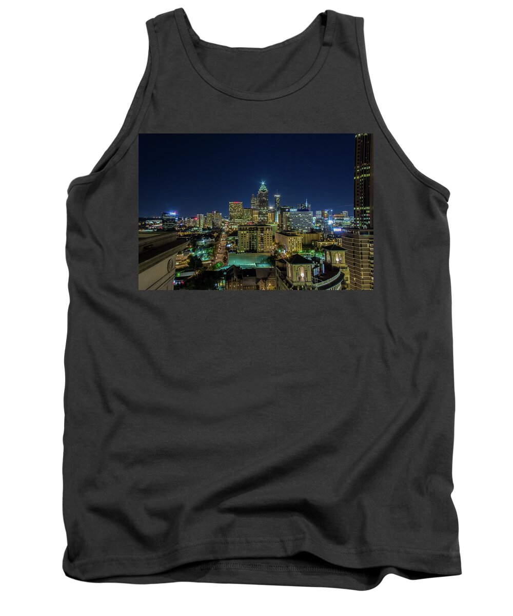 Atlanta Tank Top featuring the photograph Night View 2 by Kenny Thomas