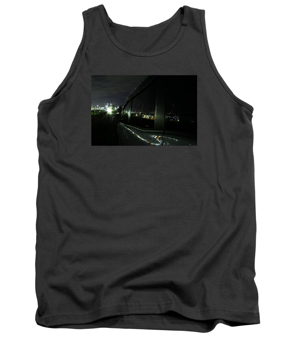 Nightview Night View Factory Car Toyota Japan Tank Top featuring the photograph Nightview by Hiroko Osawa
