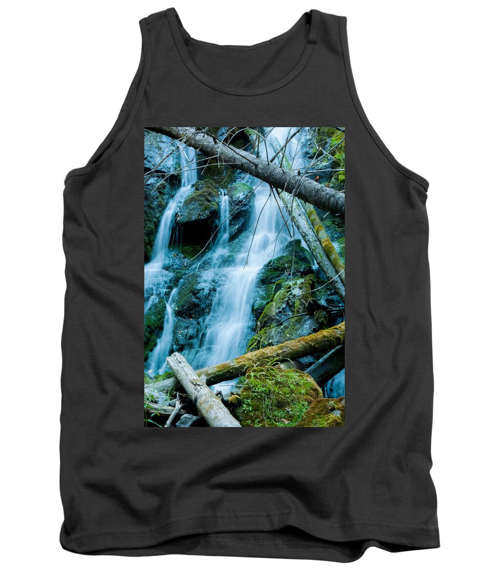Nine Mile Falls Tank Top featuring the photograph Nine Mile Falls by Troy Stapek