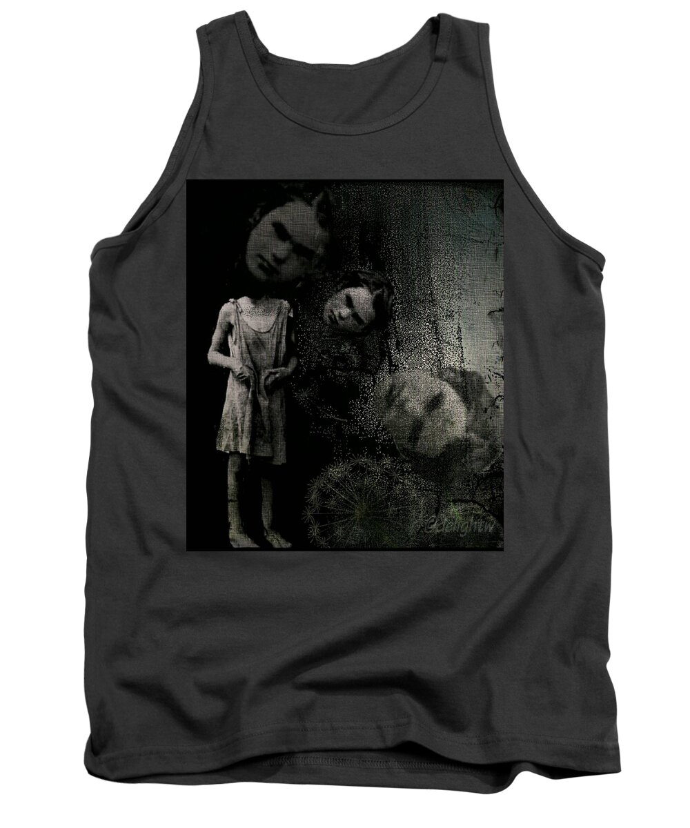 Mobiography Tank Top featuring the digital art Not a Good Day by Delight Worthyn