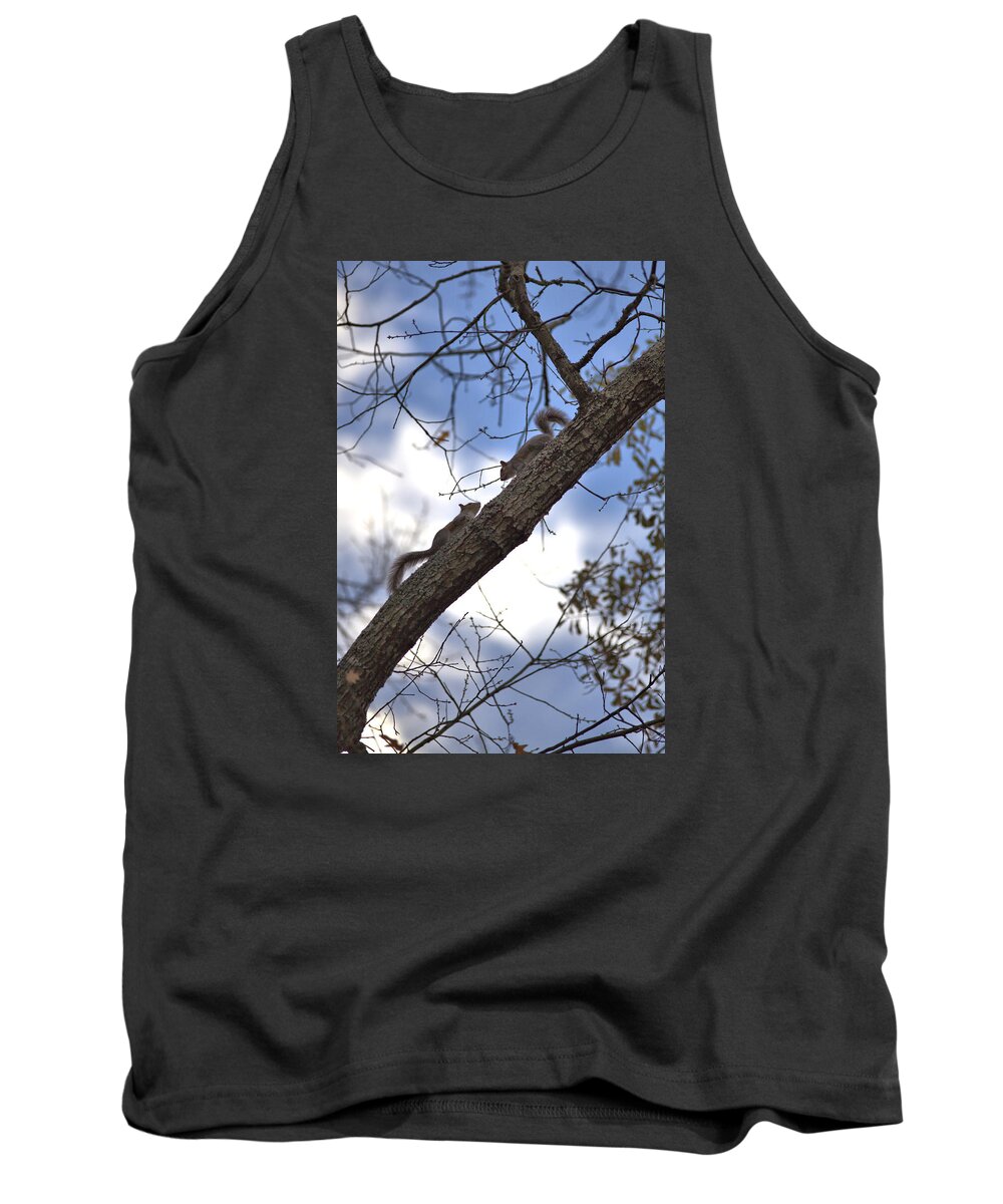 7644 Tank Top featuring the photograph Now What? by Gordon Elwell