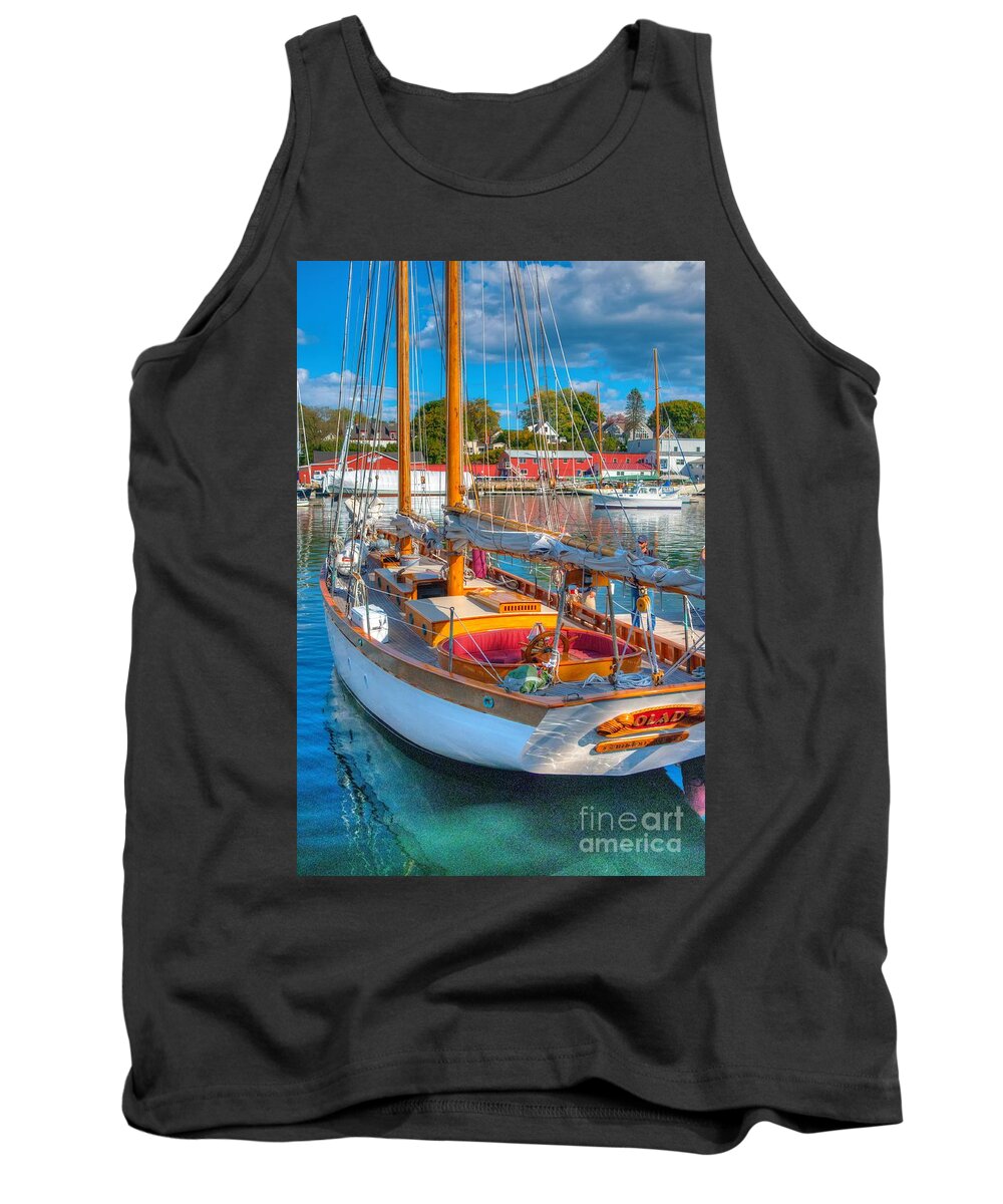 Seascape Tank Top featuring the photograph Olad by Steve Brown