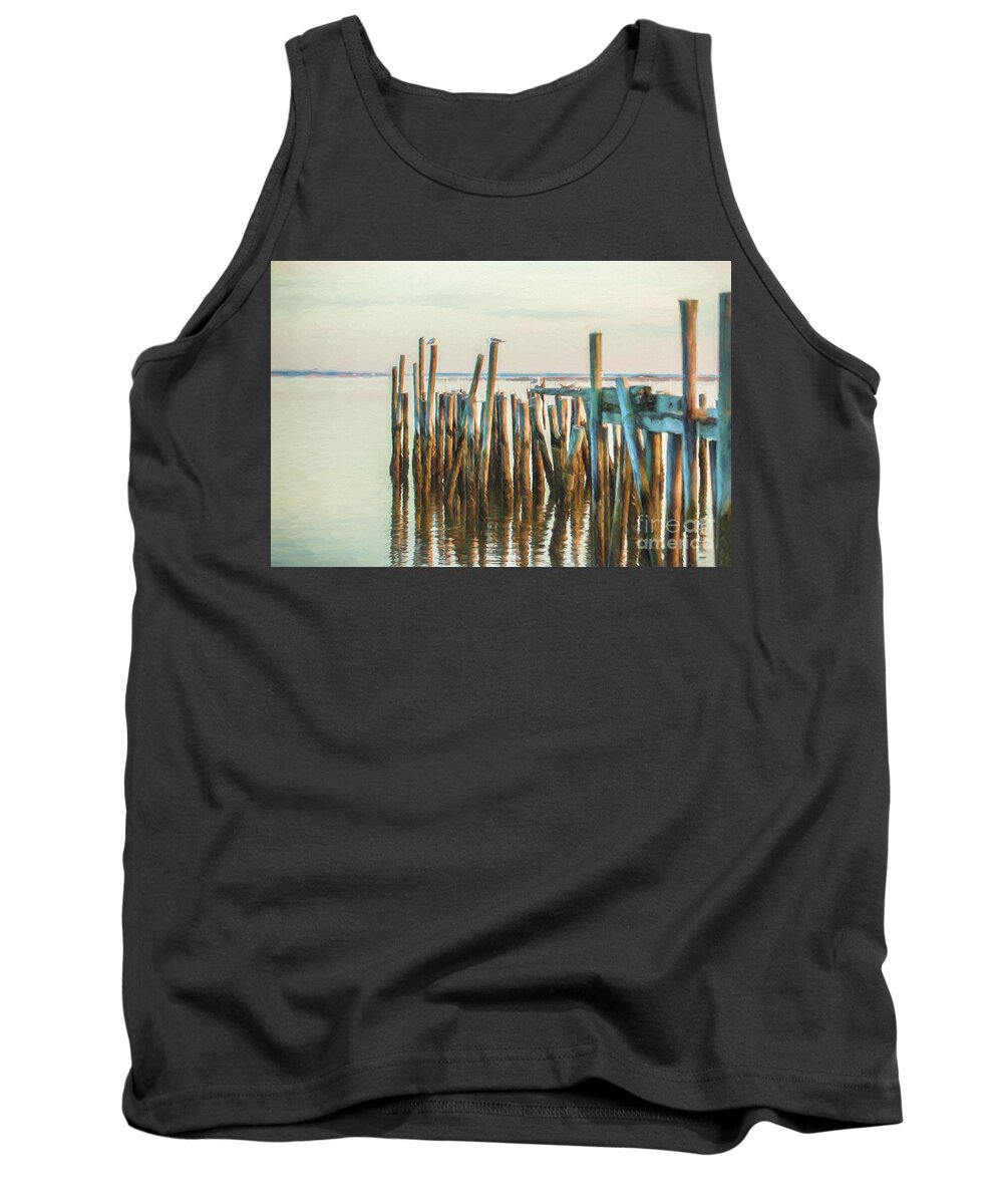Provincetown Tank Top featuring the photograph Old Provincetown Wharf by Michael James
