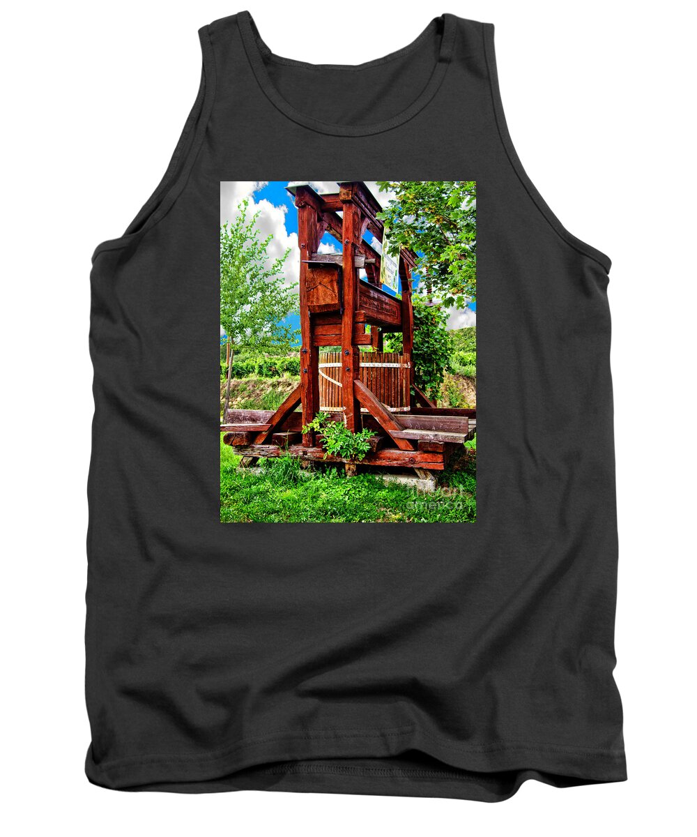 Mariola Bitner Tank Top featuring the photograph Old Wine Press by Mariola Bitner