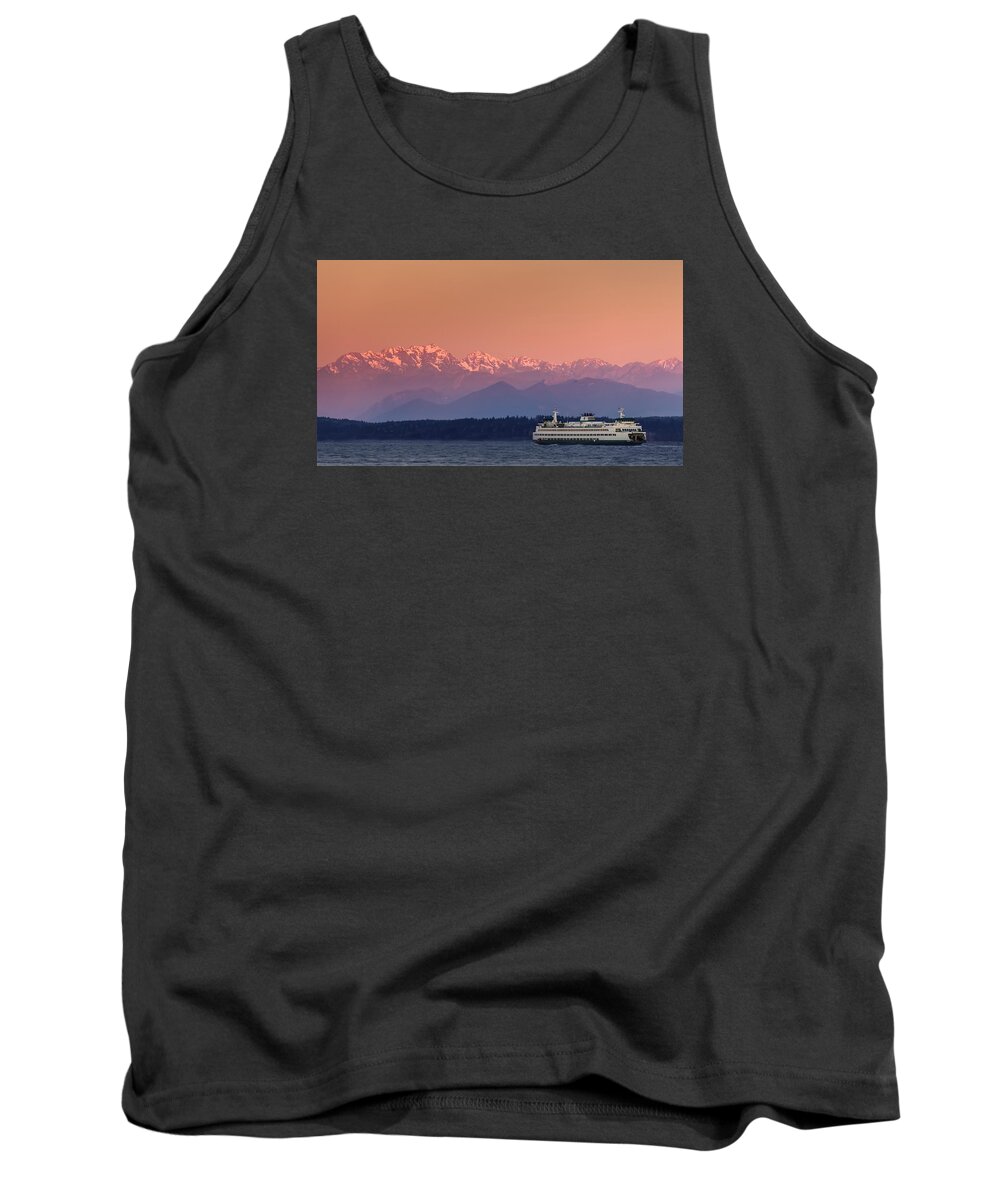 Ferry Tank Top featuring the photograph Olympic Journey by Dan Mihai