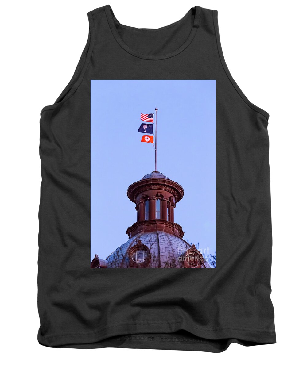 Clemson Tank Top featuring the photograph On the Dome-5 by Charles Hite