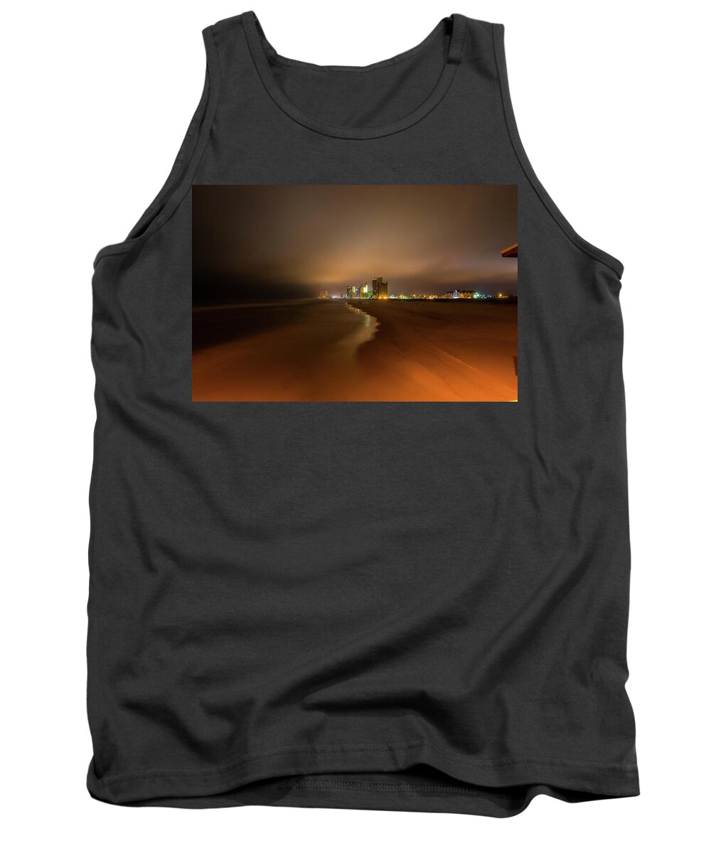 Alabama Tank Top featuring the photograph Orange Beach at Night - Gulf Shores by James-Allen