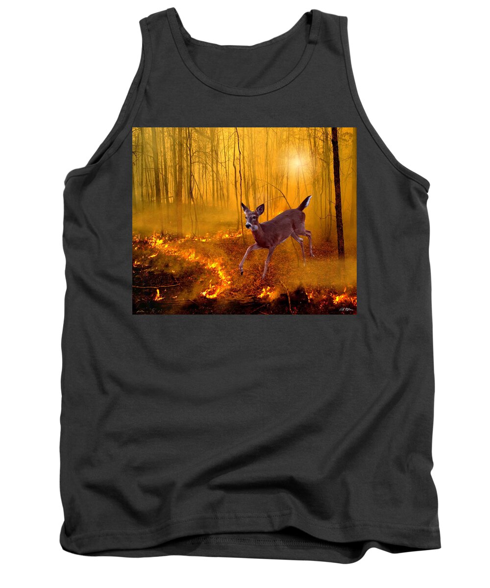 Deer Tank Top featuring the digital art Out of Egypt by Bill Stephens