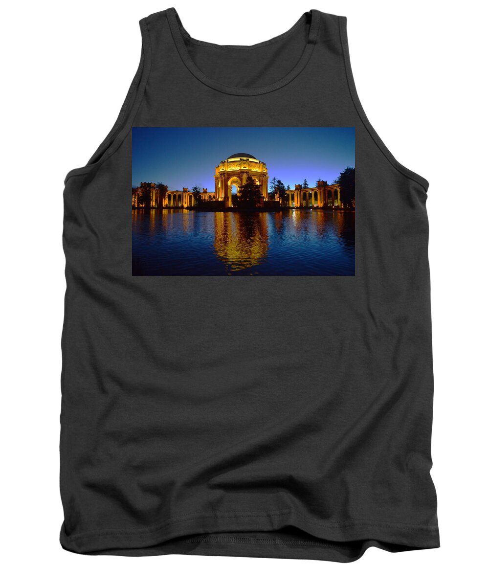 Photography Tank Top featuring the photograph Palace of Fine Arts by Dragan Kudjerski