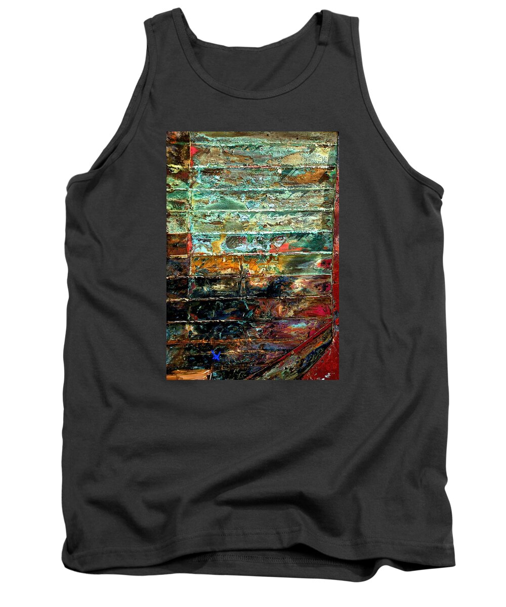 Newel Hunter Tank Top featuring the photograph Patchworks 1 by Newel Hunter