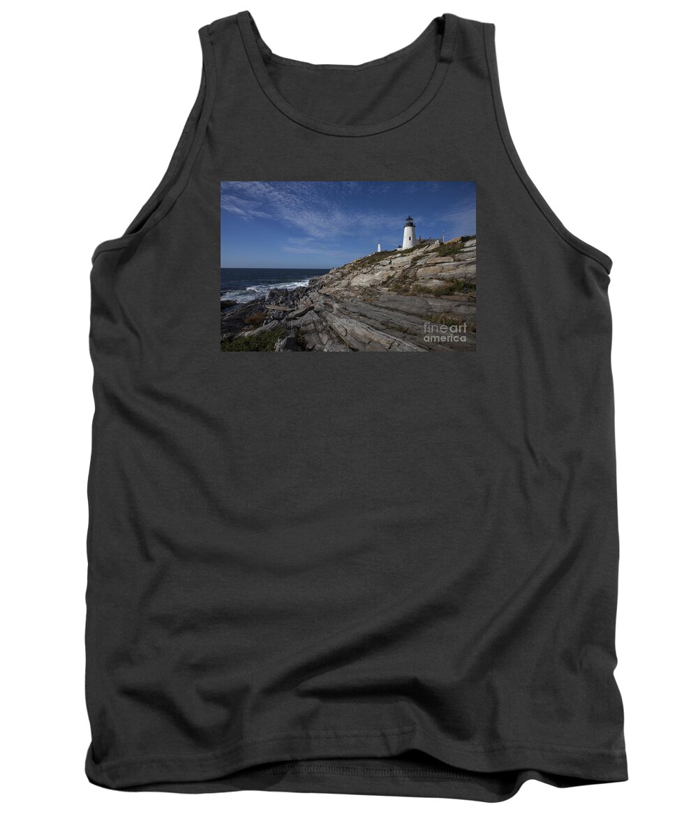 Pemaquid Tank Top featuring the photograph Pemaquid Lightouse by Timothy Johnson