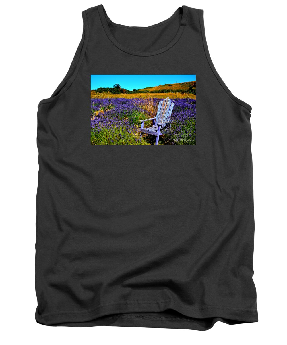 Lavender Tank Top featuring the photograph Perfect Purple by Tatyana Searcy