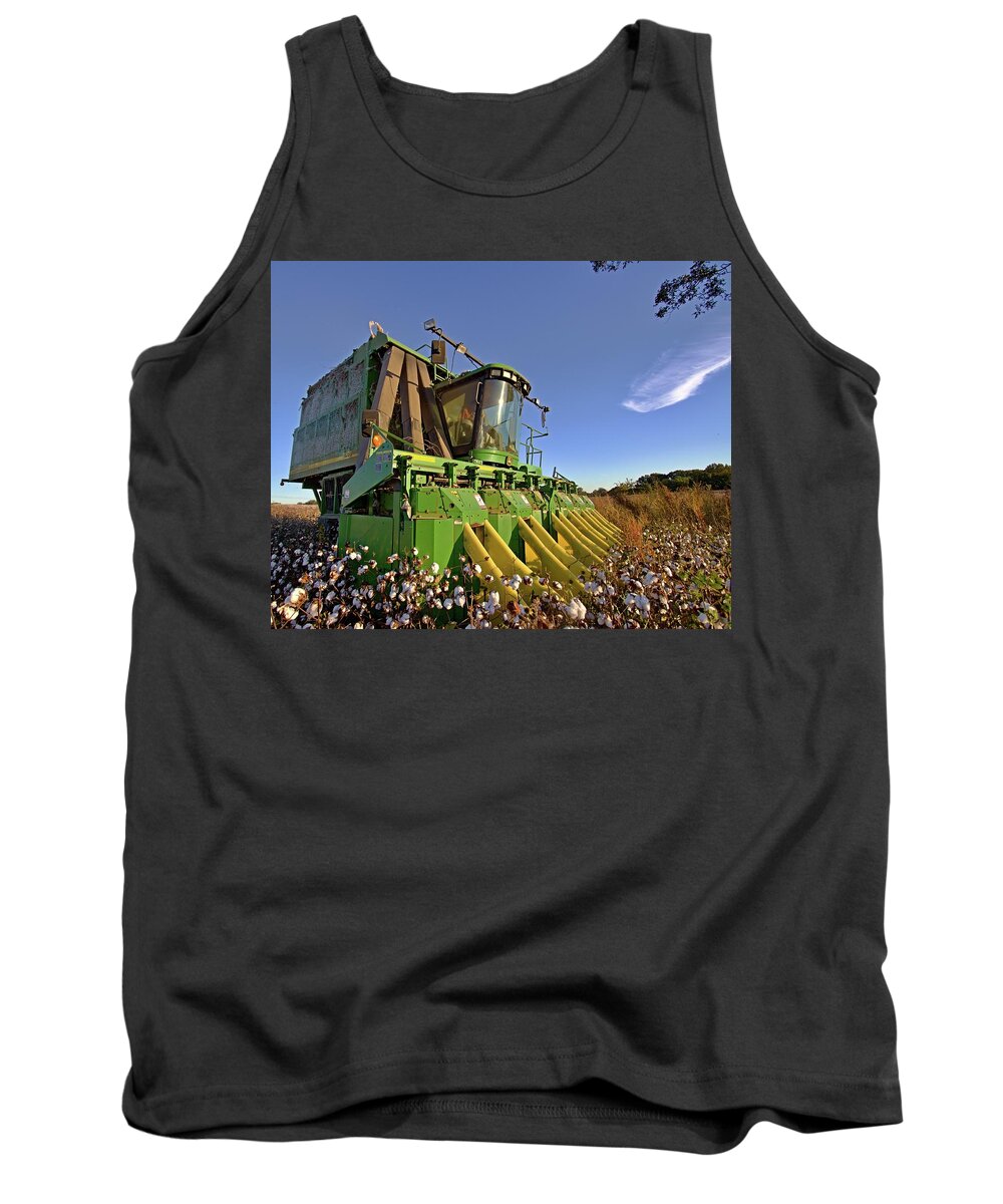 Ag Tank Top featuring the photograph Pickin by David Zarecor