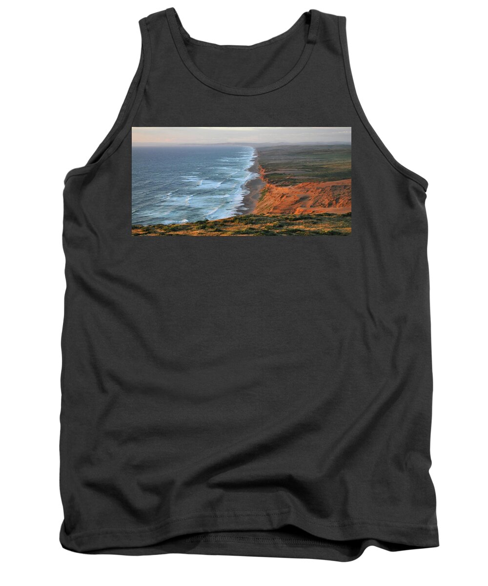 California Tank Top featuring the photograph Point Reyes Sunset by Julia McHugh