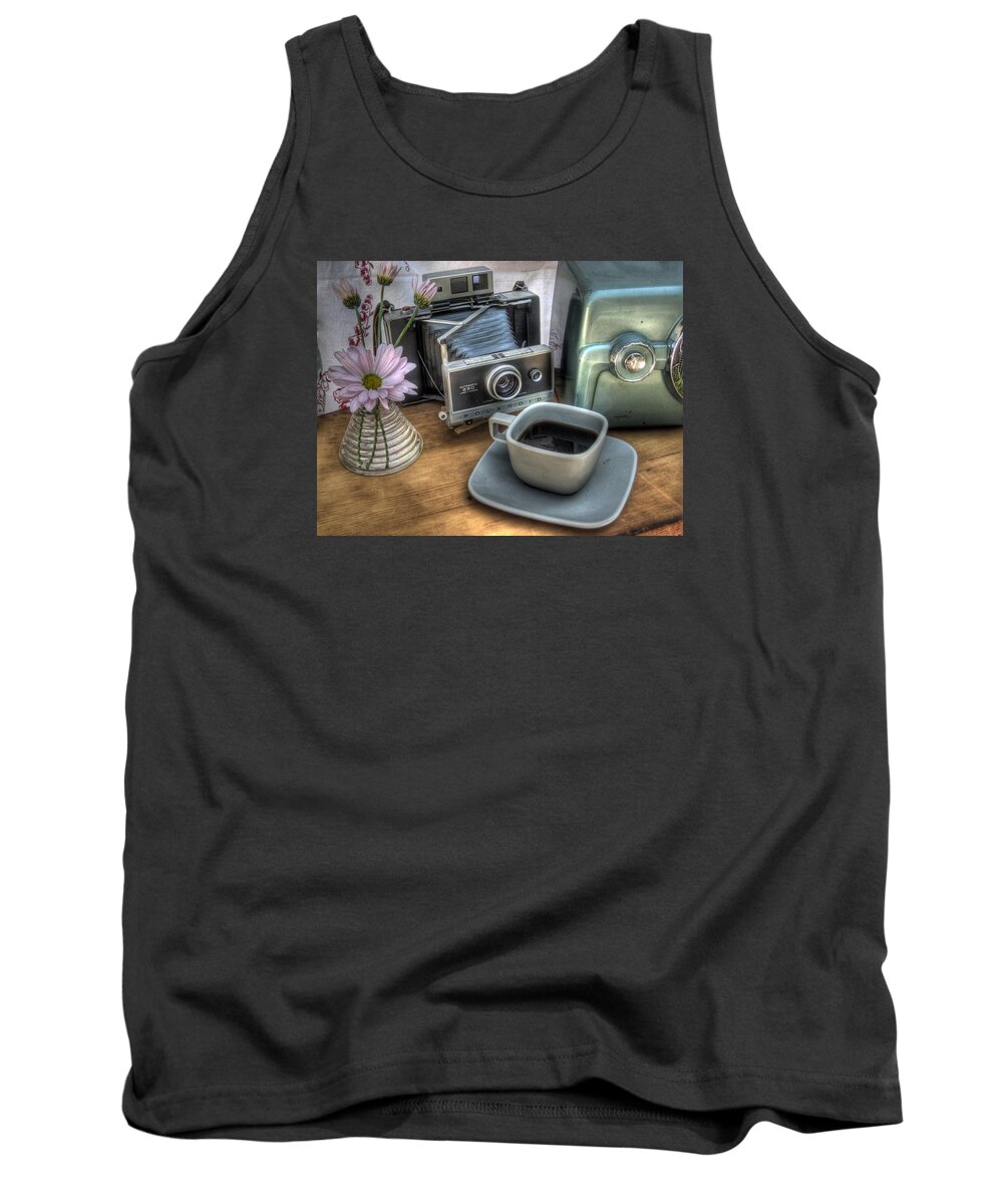Hygge Tank Top featuring the photograph Polaroid perceptions by Jane Linders