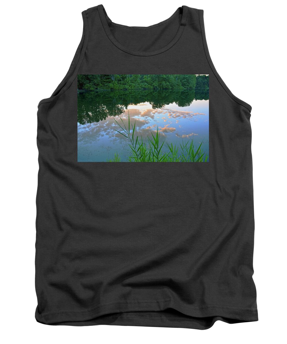 Reflections Tank Top featuring the photograph Pondering by Angelo Marcialis