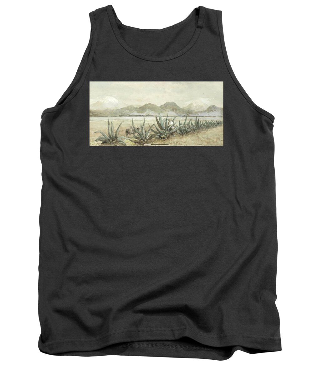 August LÖhr (german Tank Top featuring the painting Popocatepetl by MotionAge Designs
