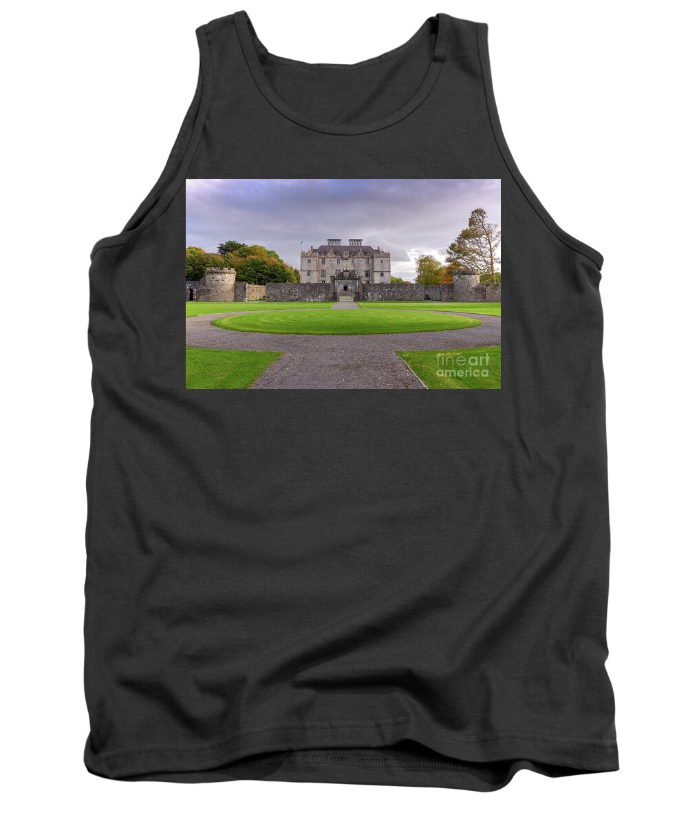 Ireland Tank Top featuring the photograph Portumna House by Juergen Klust