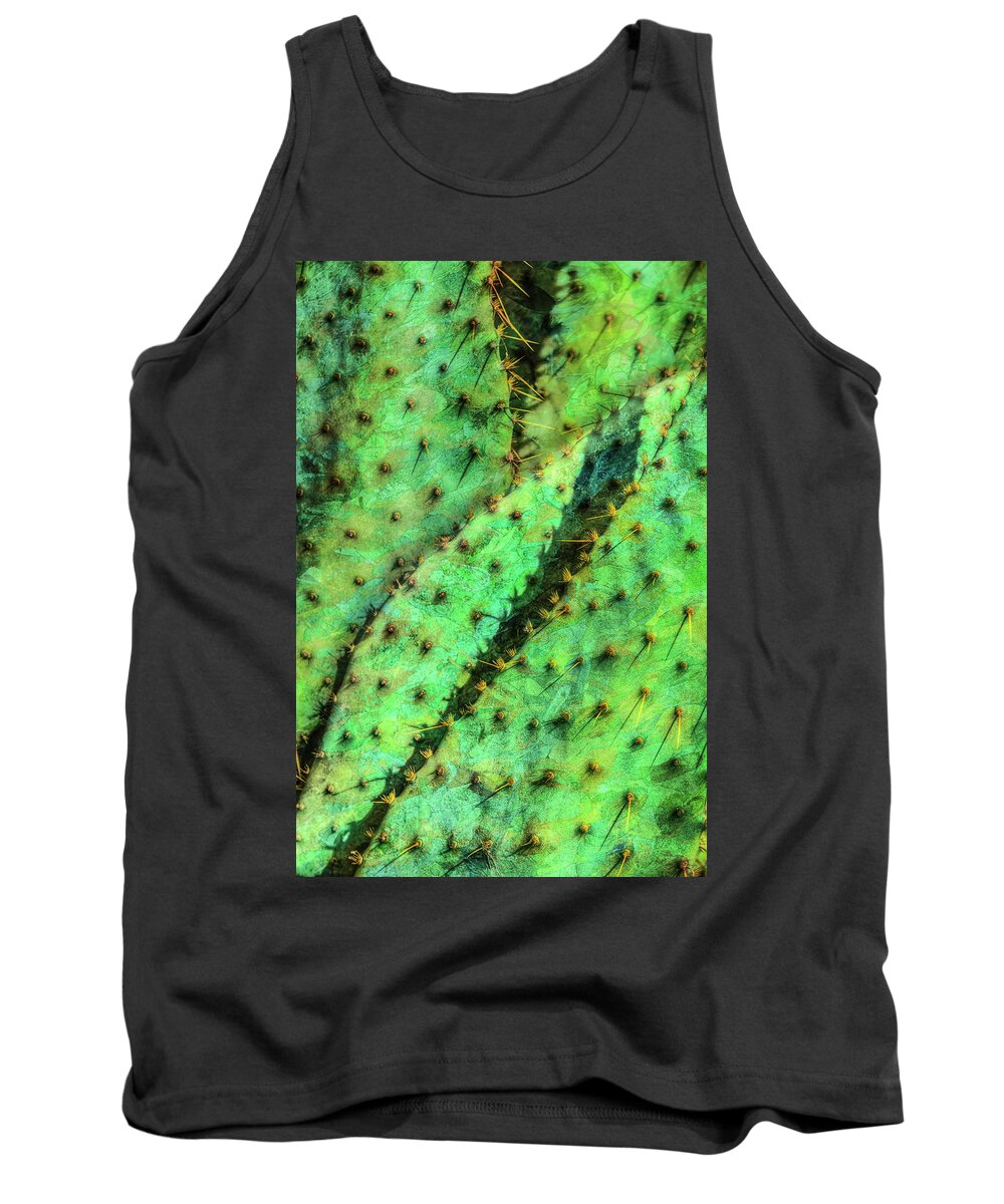 Prickly Pear Tank Top featuring the photograph Prickly by Paul Wear