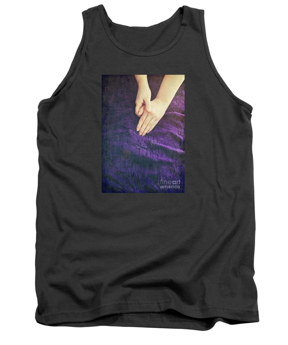 Dress Tank Top featuring the photograph Purple Dress by Lyn Randle