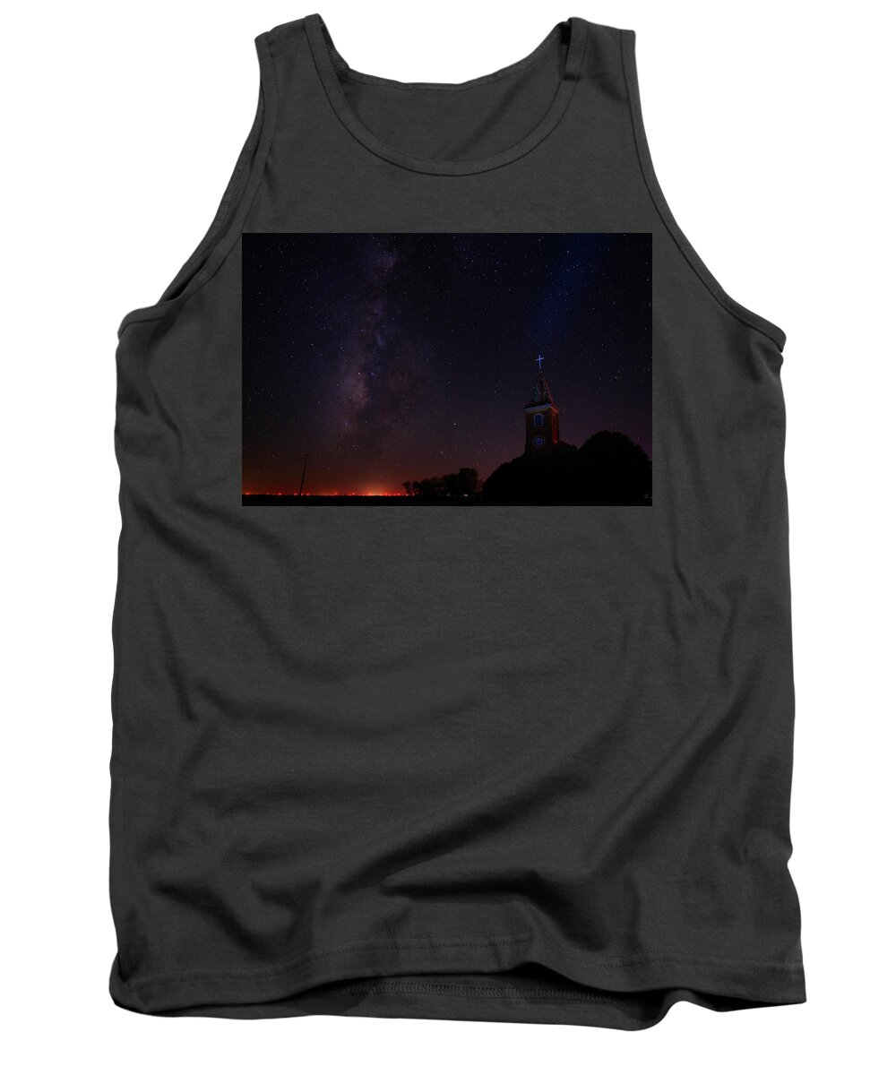 Abandoned Church Tank Top featuring the photograph Radiant Light by Jonathan Davison