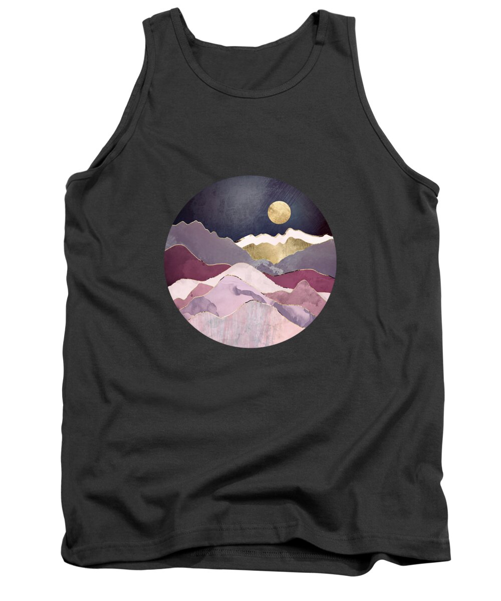 Raspberry Tank Top featuring the digital art Raspberry Dream by Spacefrog Designs