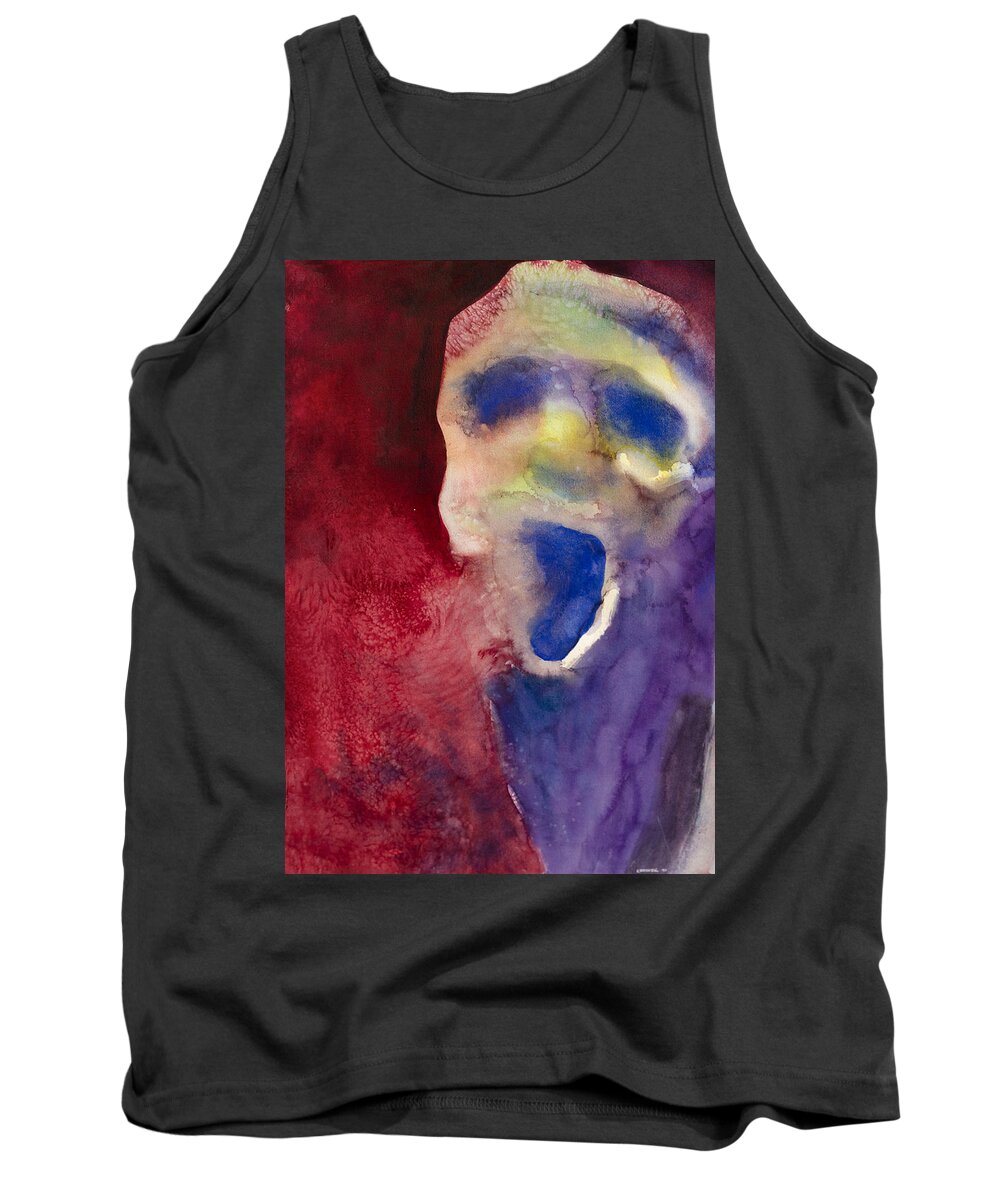 Recovery Tank Top featuring the painting Recovery by Rick Mosher