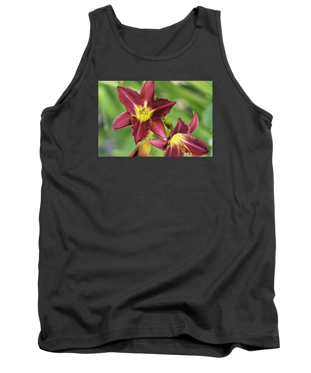 Beautiful Photos Tank Top featuring the photograph Red Lily 2 by Roger Snyder