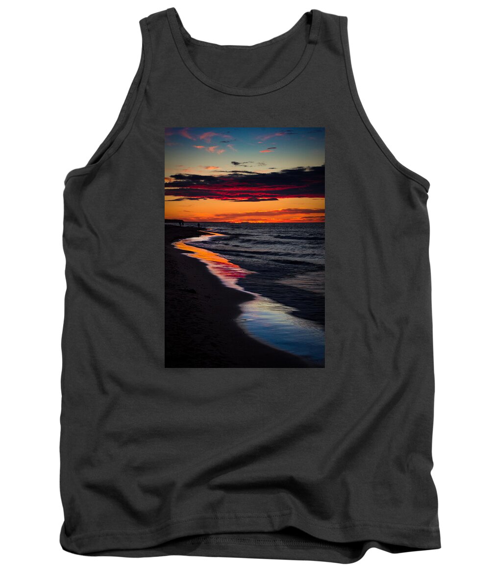 Beach Tank Top featuring the photograph Reflect On This by Peter Scott