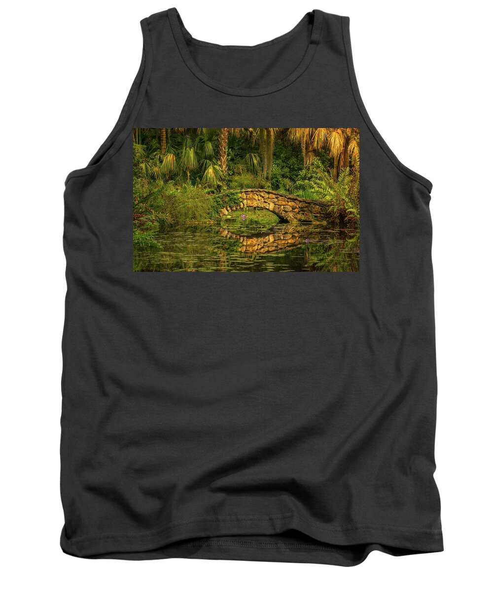  Tank Top featuring the photograph Reflections by Les Greenwood