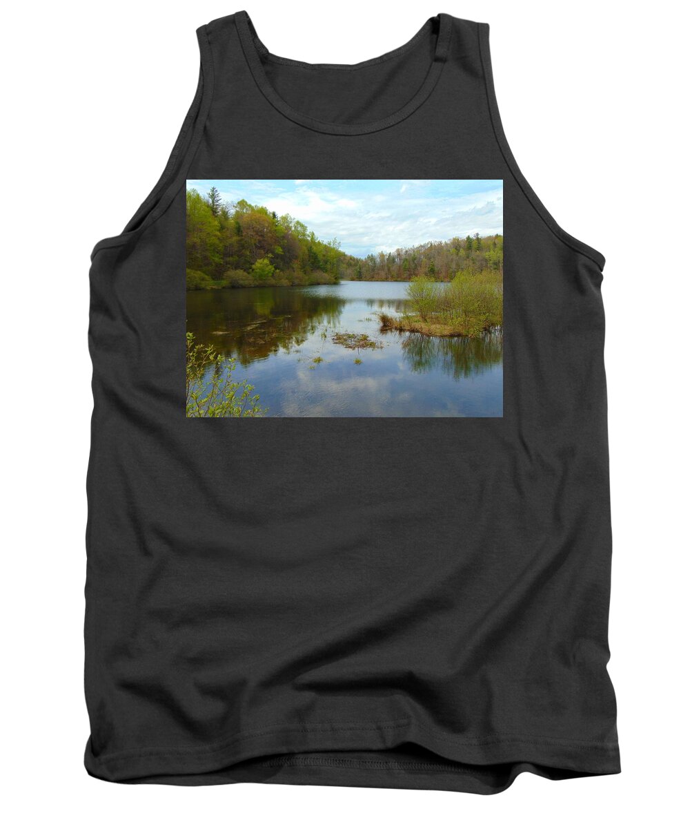 Lake Tank Top featuring the photograph Reflections by Richie Parks