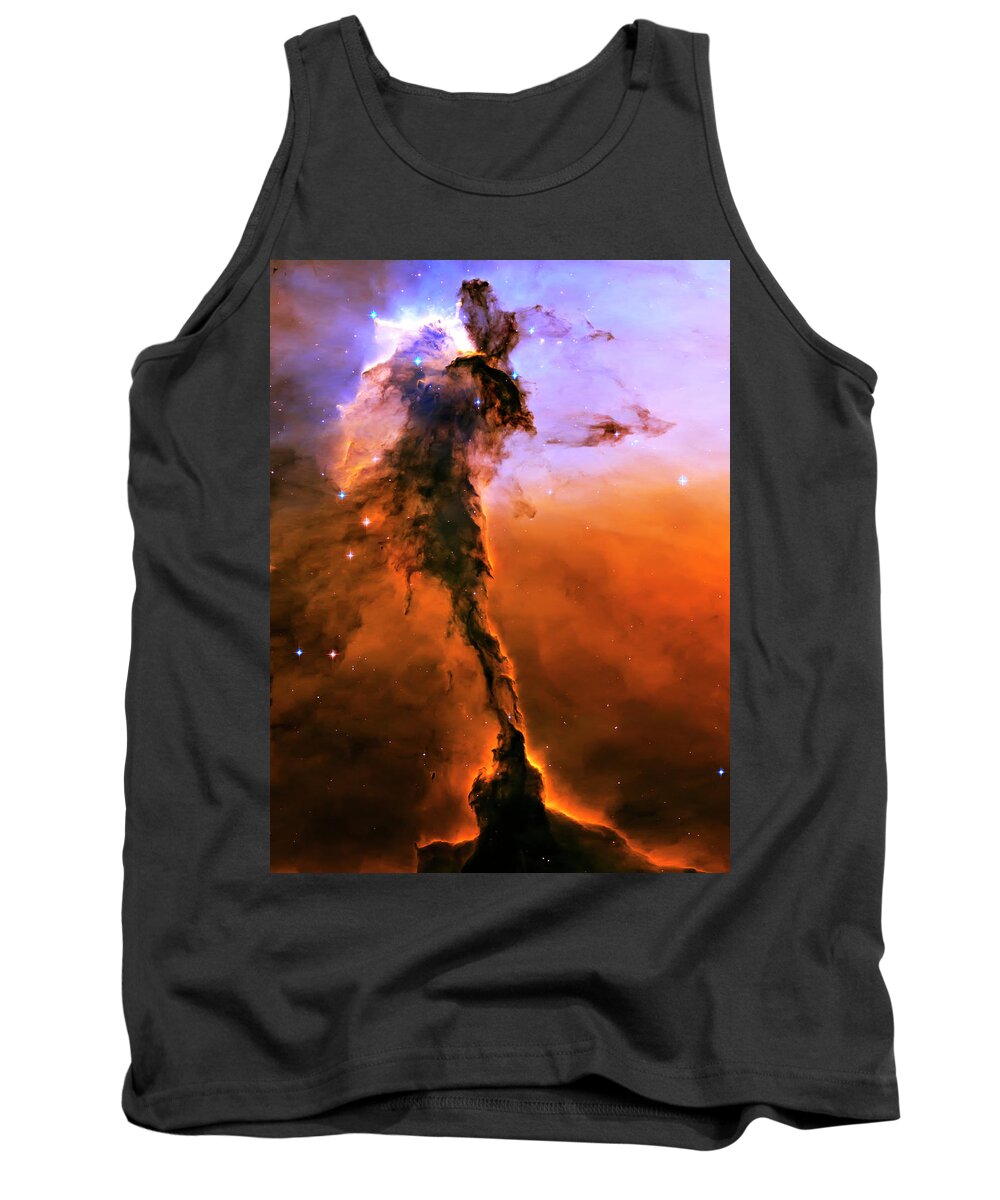 Outer Space Tank Top featuring the photograph Release - Eagle Nebula 2 by Jennifer Rondinelli Reilly - Fine Art Photography