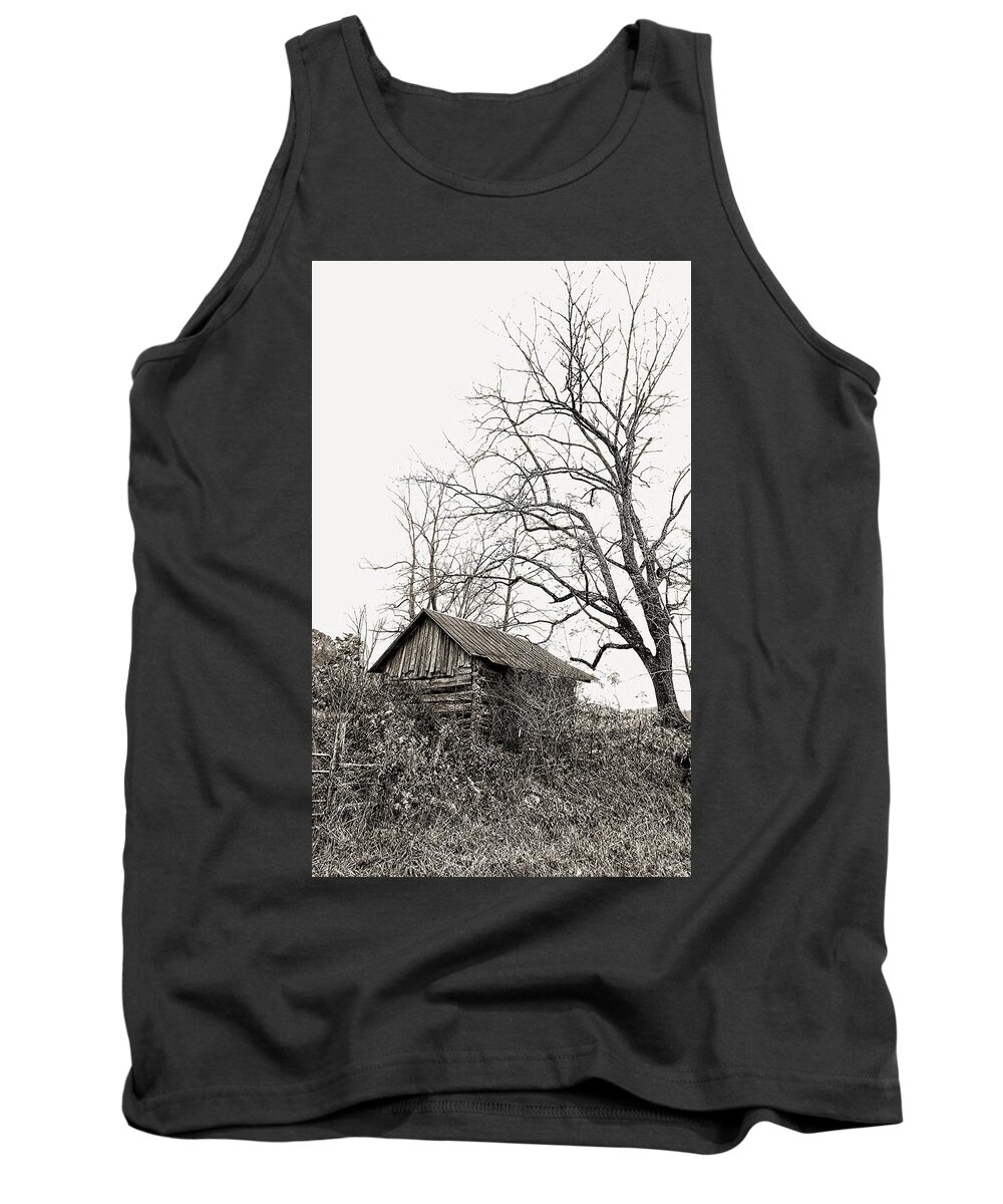Barn Tank Top featuring the photograph Reminder of the Past by Joe Duket