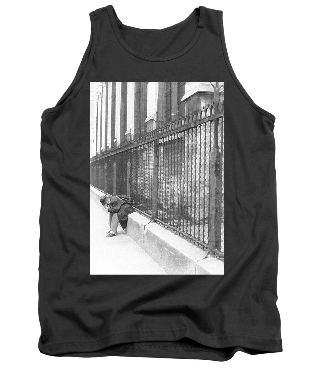 Notre Dame Tank Top featuring the photograph The Least of These by Christine Jepsen