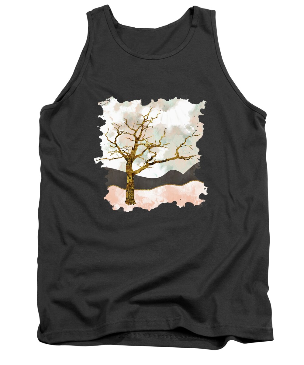 Tree Tank Top featuring the digital art Resolute by Katherine Smit