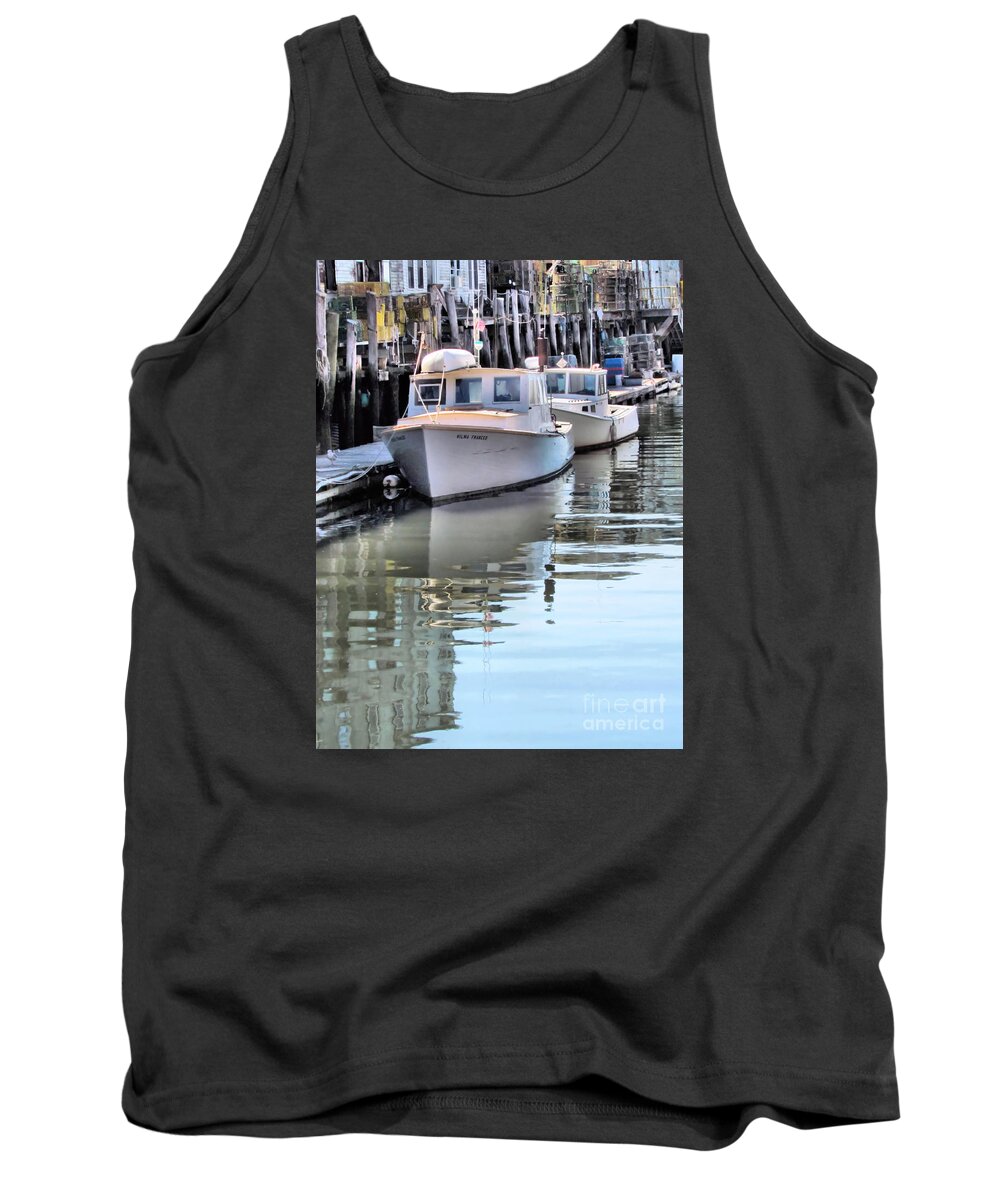 Lobster Boats Tank Top featuring the photograph Rest Time by Elizabeth Dow
