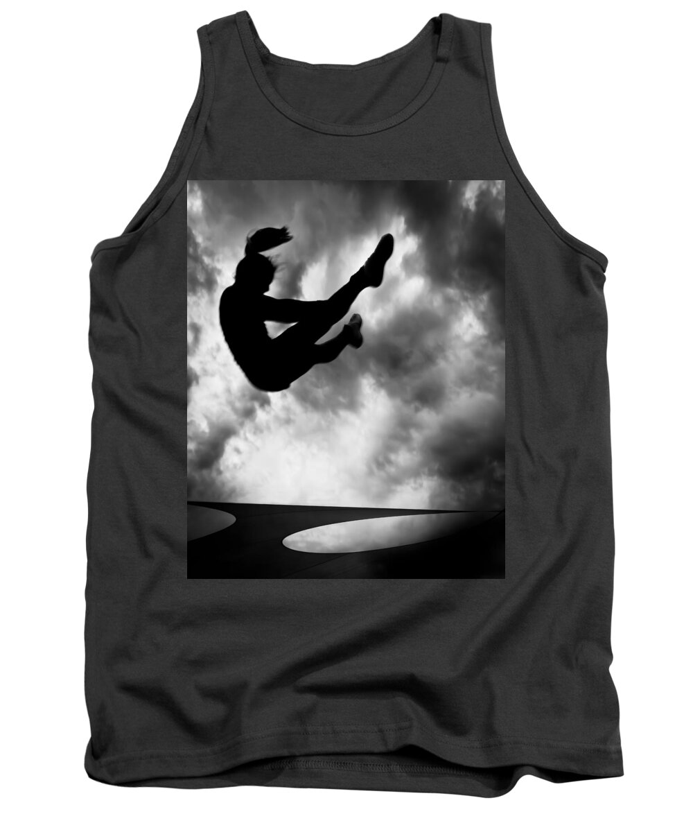 Adventure Tank Top featuring the photograph Returning to Earth by Bob Orsillo