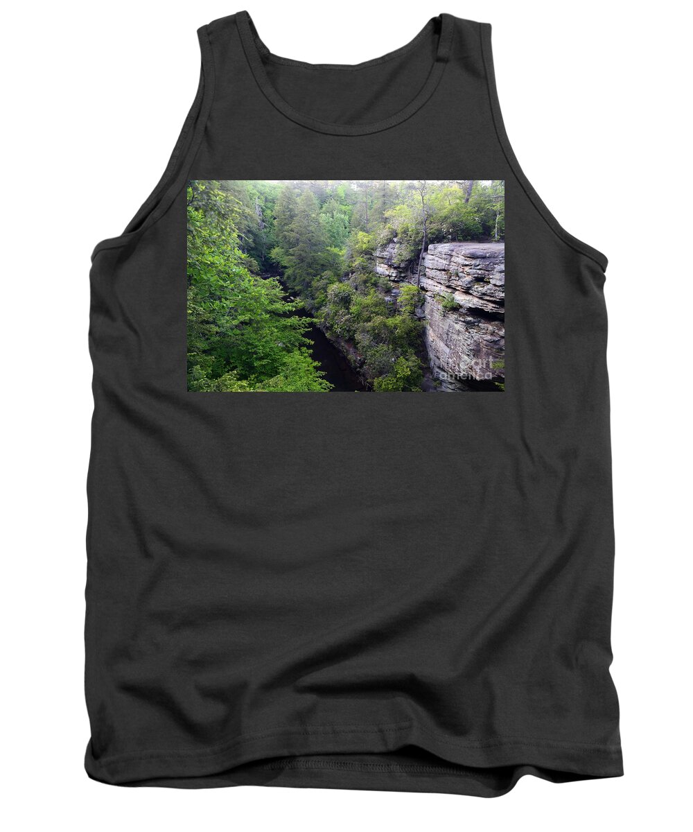 Rocks Tank Top featuring the photograph Rock cliff by Dwight Cook