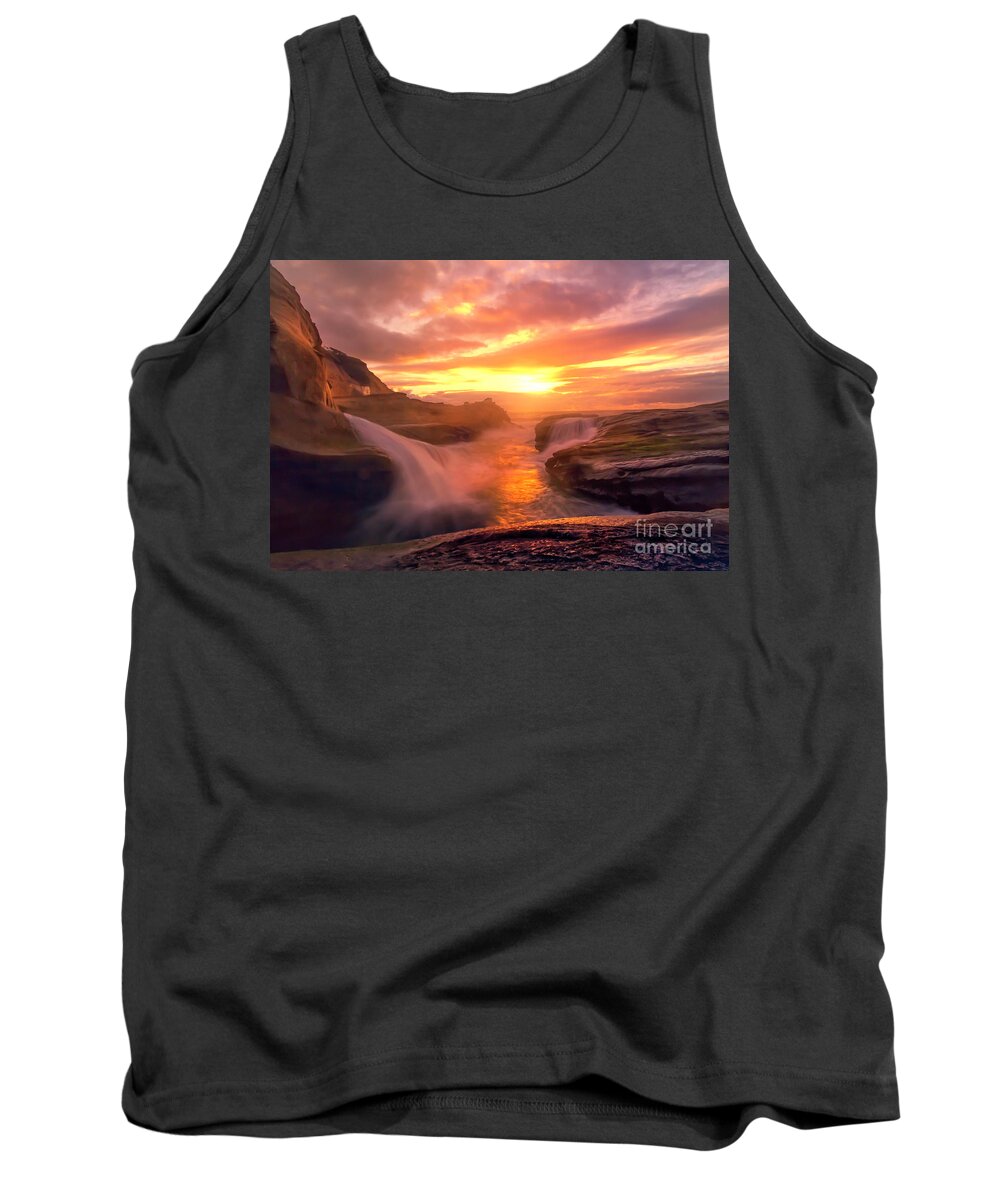  Oregon Tank Top featuring the photograph Rocky Oregon Coast 6 by Timothy Hacker