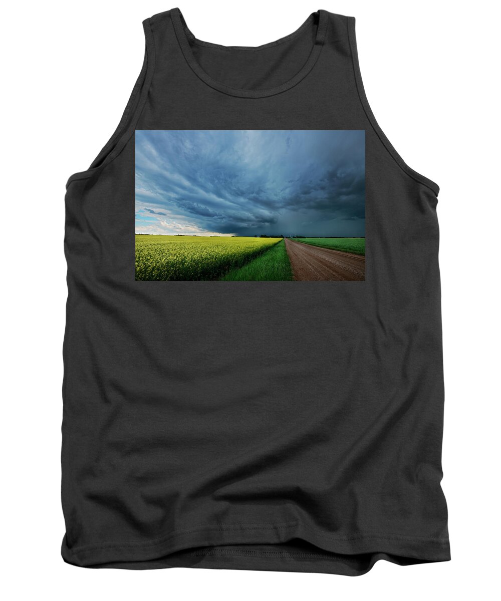 Storm Tank Top featuring the photograph Rolling Storm by Dan Jurak