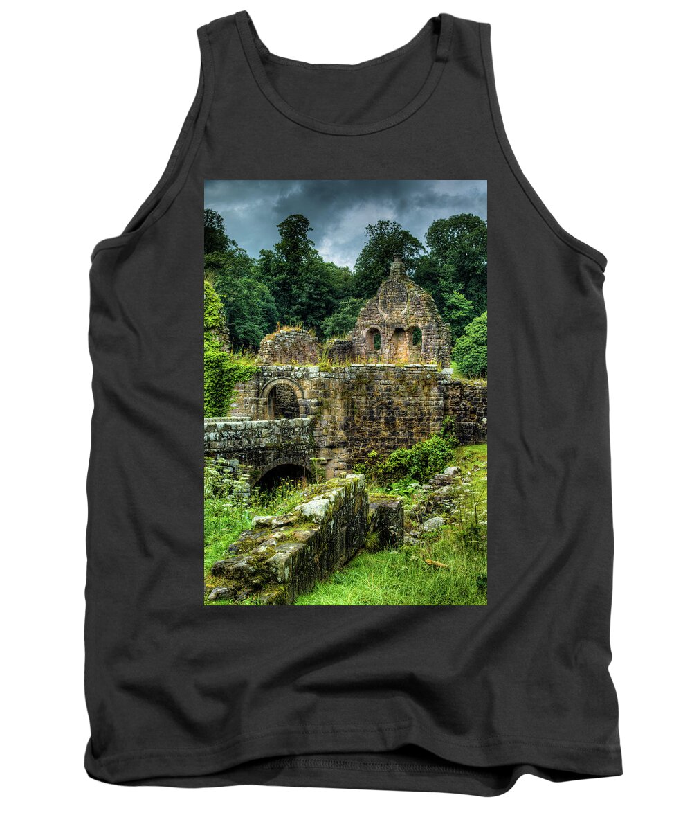 Europe Tank Top featuring the photograph Rustic Abbey Remains by Dennis Dame
