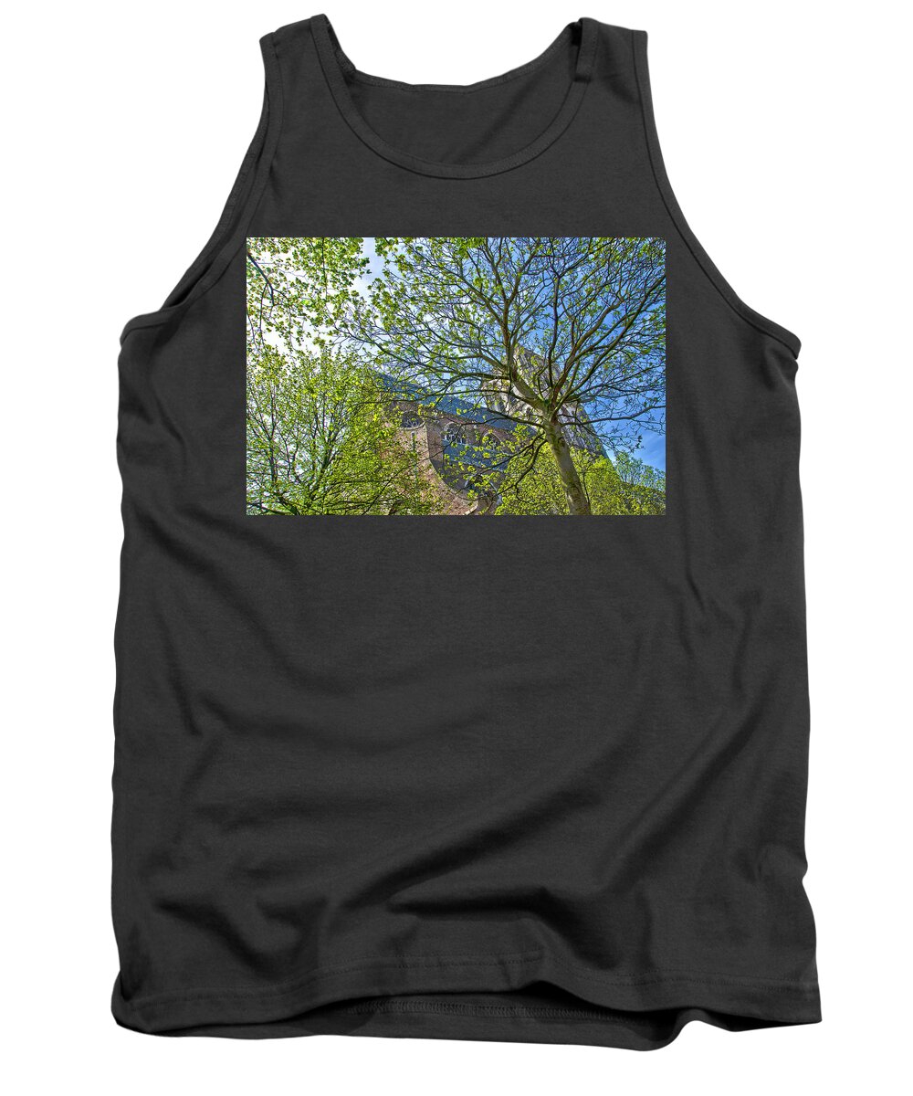 Netherlands Tank Top featuring the photograph Saint Catharine's Church in Brielle by Frans Blok