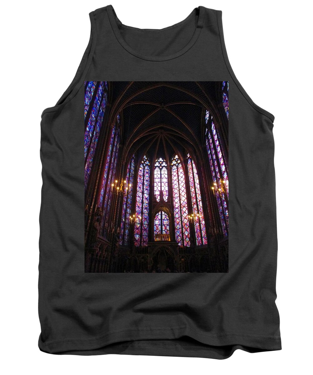 Sainte Chapelle Tank Top featuring the photograph Sainte-Chapelle by Christopher J Kirby