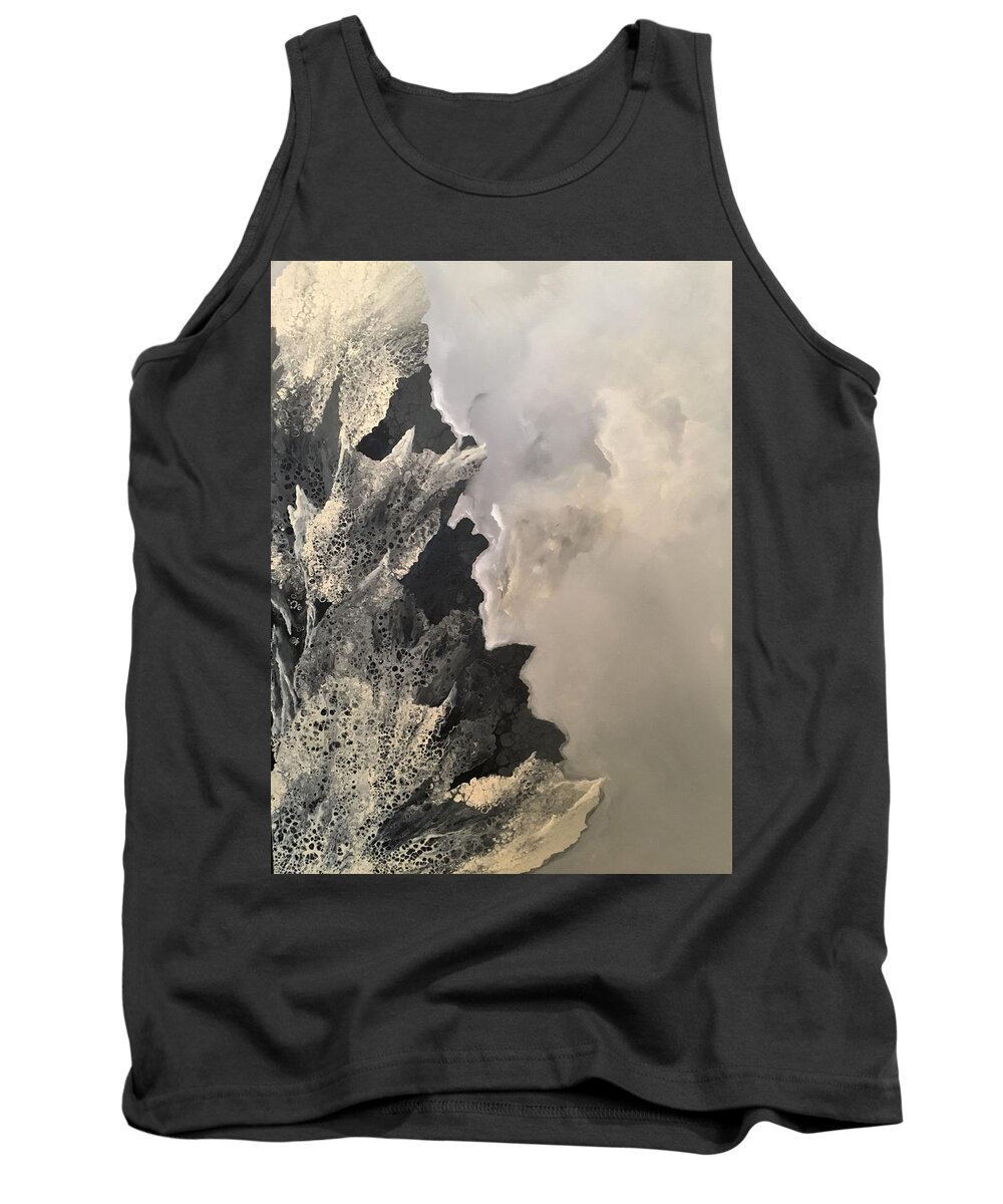 Abstract Tank Top featuring the painting Salient by Soraya Silvestri