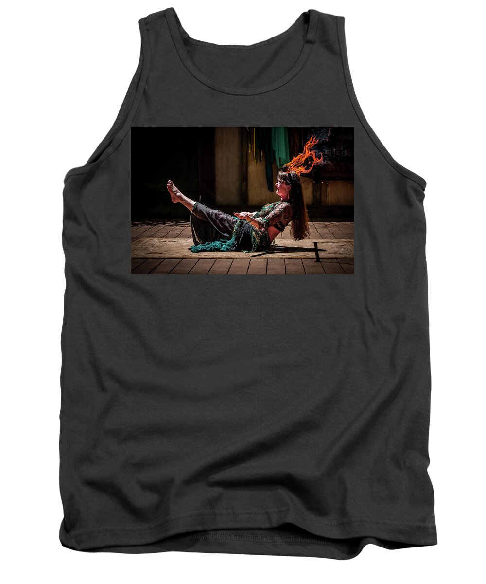 Bellydancer Tank Top featuring the photograph Salwa by Kristy Creighton