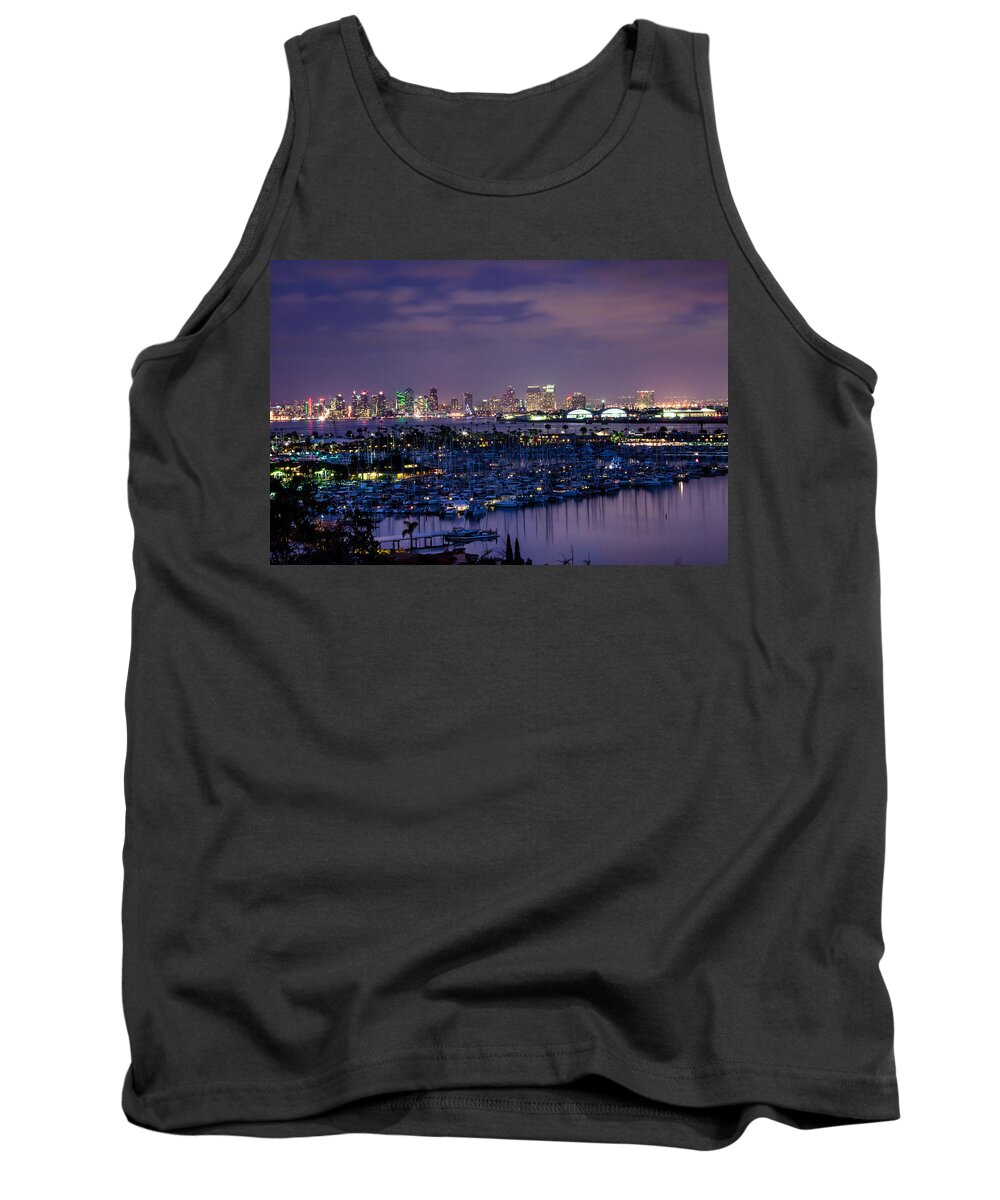 San Diego Tank Top featuring the photograph San Diego Skyline 4 by Ben Graham